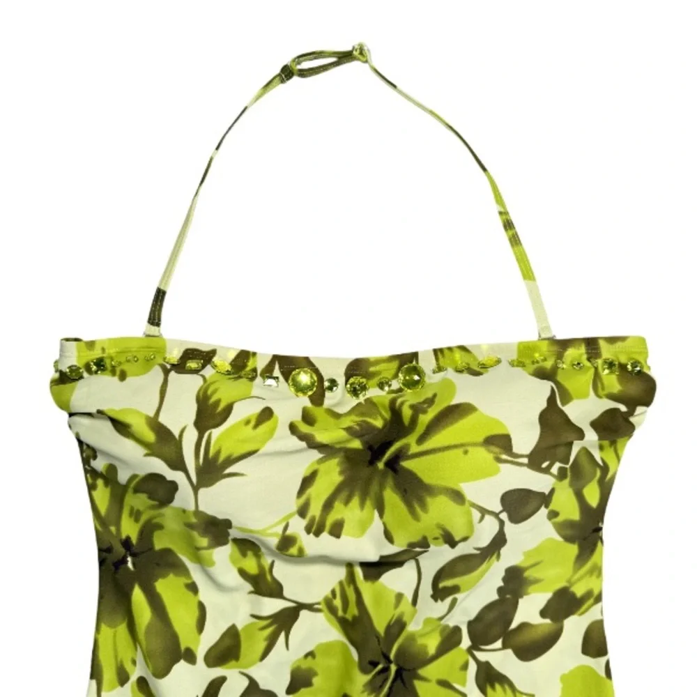 NWT NEWPORT NEWS | Tropical Floral Halter One Piece Swimsuit Swimwear Beach 14